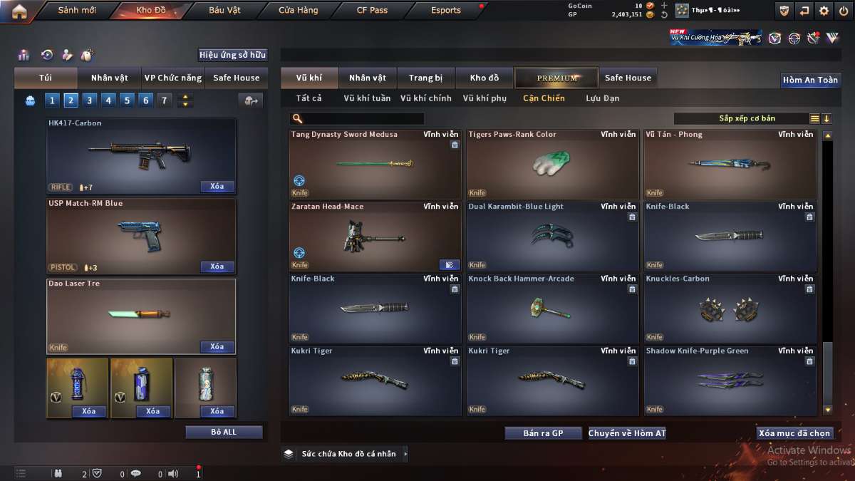 shop acc cf uy tin gia re